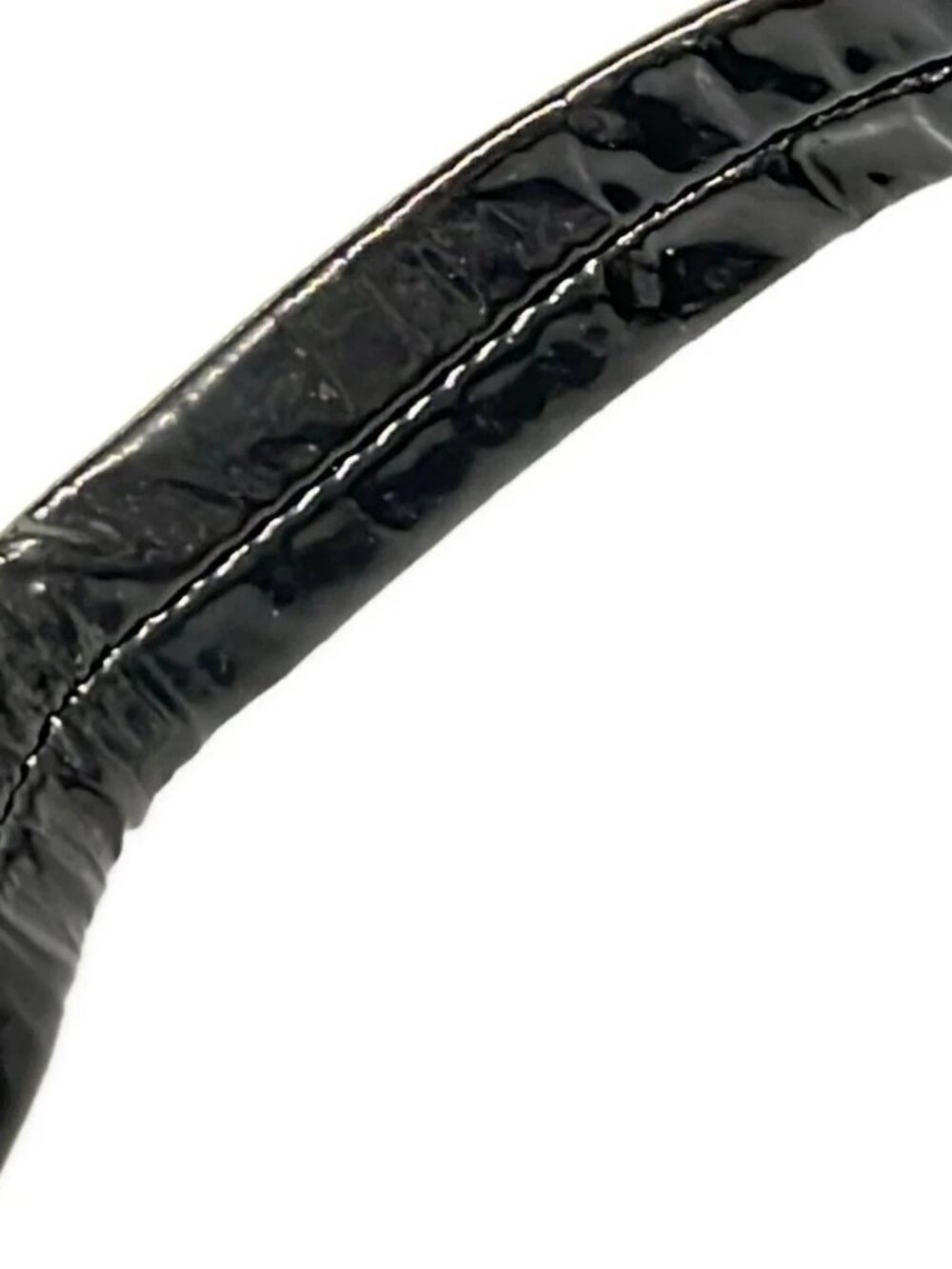 GUCCI Hysteria 203632 Black Patent Leather Clutch Bag - Picture 9 of 11